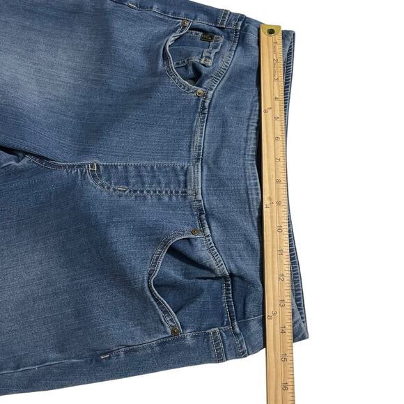 Belle Kim Gravel Womens Size 8 Pull On Skinny Jeans Mid Rise Blue Stretch Denim - Picture 8 of 10